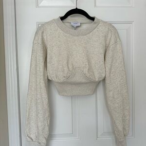 Sabo Skirt Women's Bustier Cropped Sweatshirt